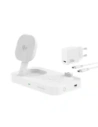 Hurtownia GSM - 4smarts QI2 Trident 2 az 1-ben USB-C vezeték nélküli töltő 30W-os hálózati töltő fehér színben - 4SMR19 - {ean13} - Hurt