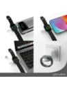 Hurtownia GSM - 4smarts MFI Vezeték nélküli Gyors Töltő Apple Watch-hoz ezüst színben - 4SMR20 - {ean13} - Hurt