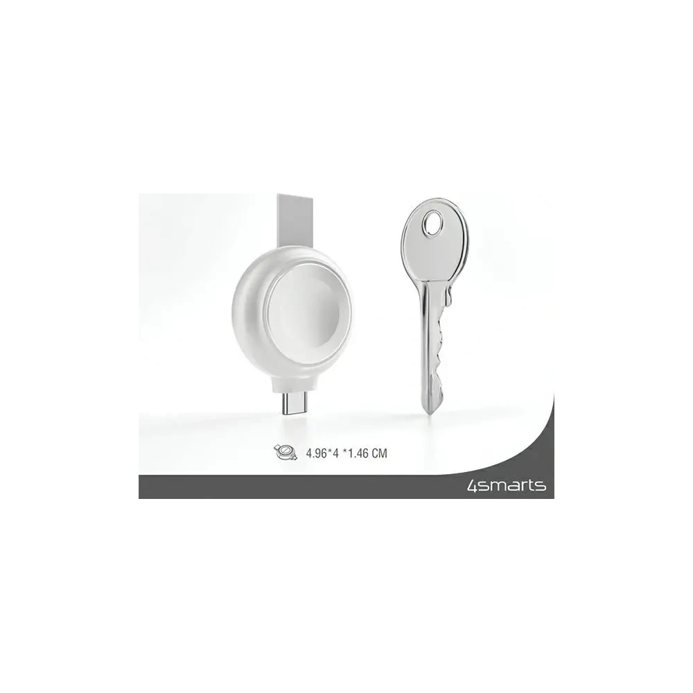 Hurtownia GSM - 4smarts MFI Încărcător Rapid Wireless pentru Apple Watch argintiu - 4SMR20 - {ean13} - Hurt