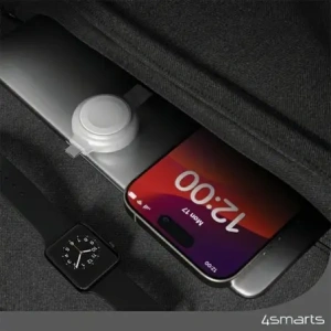 Hurtownia GSM - 4smarts MFI Vezeték nélküli Gyors Töltő Apple Watch-hoz ezüst színben - 4SMR20 - {ean13} - Hurt