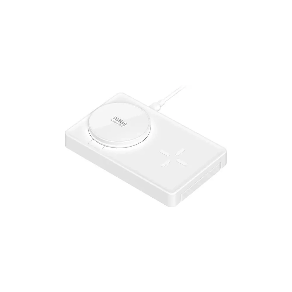 Hurtownia GSM - Bezdrátová nabíječka 4smarts UltiMag 3w1 pro Apple iPhone, Apple Watch, Airpods 20W bílá/white - 4SMR21 - {ean13} - Hurt