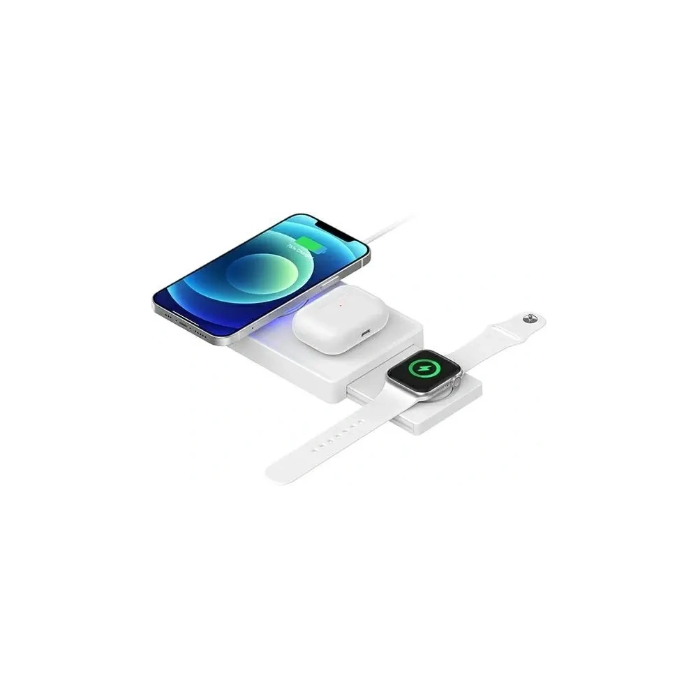 Hurtownia GSM - 4smarts UltiMag 3-in-1 kabelloses Ladegerät für Apple iPhone, Apple Watch, Airpods 20W weiß - 4SMR21 - {ean13} - Hurt