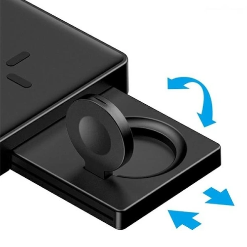 Ładowarka bezprzewodowa 4smarts UltiMag 3w1 do Apple iPhone, Apple Watch, Airpods 20W biała/white