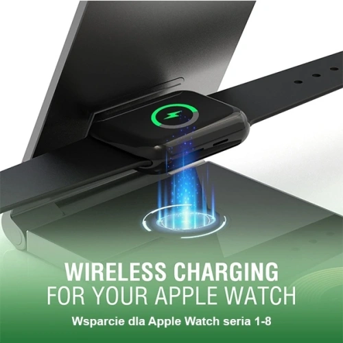 Ładowarka bezprzewodowa 4smarts UltiMag TriFold Lucid 15W