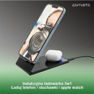 Hurtownia GSM - 4smarts UltiMag TriFold Lucid 15W Vezeték nélküli Töltő - 4SMR22 - {ean13} - Hurt