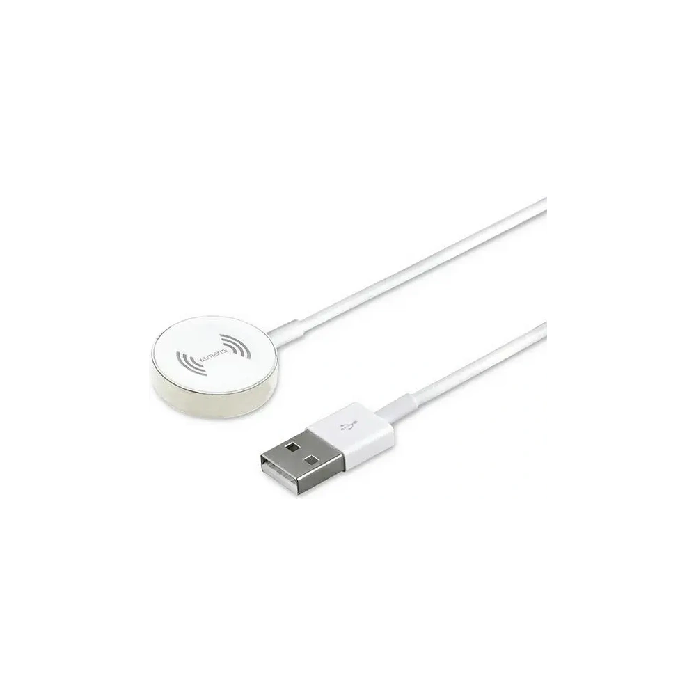 Hurtownia GSM - 4smarts VoltBeam Mini vezeték nélküli töltő Apple Watch 1-8/SE-hez 1m USB-A 2.5W kábellel, fehér - 4SMR23 - {ean13} - Hurt