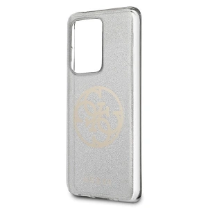 Wholesale Guess GUHCS69PCUGLLG S20 Ultra G988 light grey hard case Glitter 4G Circle Logo - GUE365GRY - {ean13} - Hurt