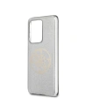 Hurtownia GSM - Guess Samsung Case GUHCS69PCUGLLG Galaxy S20 Ultra hellgrau/hellgrau Hartschalenetui Glitter 4G Circle Logo - GUE365GRY - {ean13} - Hurt