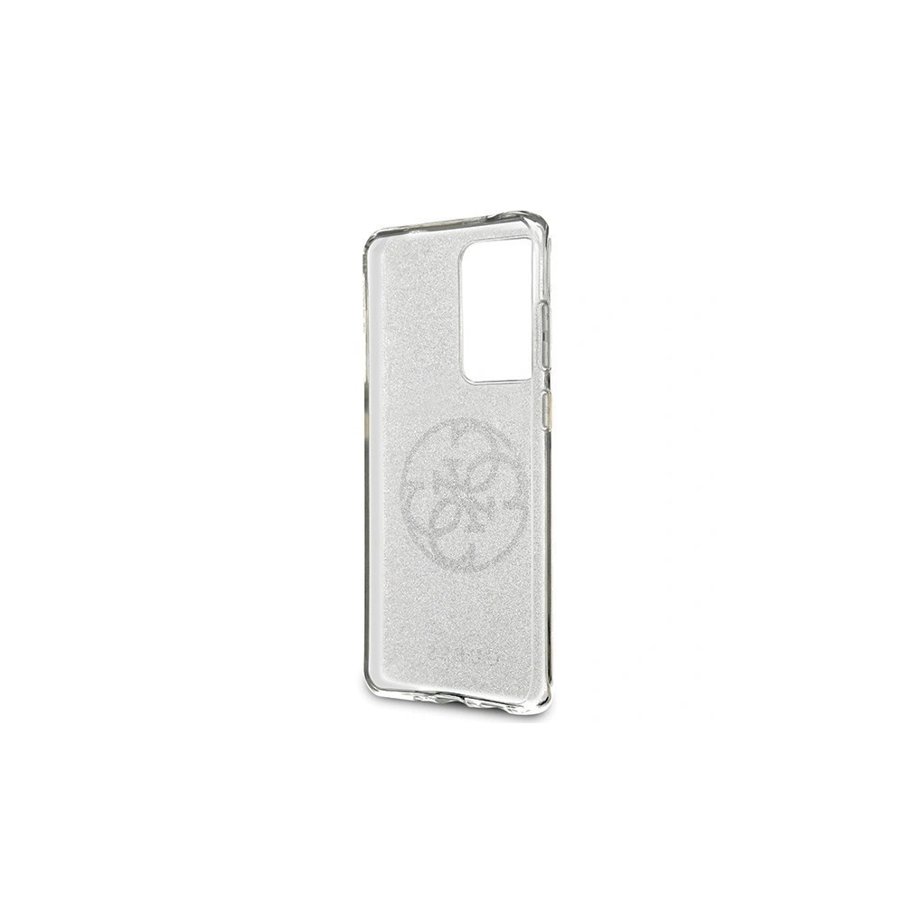 Hurtownia GSM - Etui Guess GUHCS69PCUGLLG Samsung Galaxy S20 Ultra jasnoszary/light grey hard case Glitter 4G Circle Logo - GUE365GRY - {ean13} - Hurt