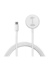 Hurtownia GSM - 4smarts VoltBeam Mini vezeték nélküli töltő Apple Watch 1-8/SE-hez 1m USB-C 2.5W kábellel, fehér - 4SMR25 - {ean13} - Hurt