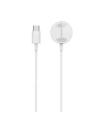 Hurtownia GSM - 4smarts VoltBeam Mini vezeték nélküli töltő Apple Watch 1-8/SE-hez 1m USB-C 2.5W kábellel, fehér - 4SMR25 - {ean13} - Hurt
