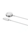 Hurtownia GSM - 4smarts VoltBeam Mini vezeték nélküli töltő Apple Watch 1-8/SE-hez 1m USB-C 2.5W kábellel, fehér - 4SMR25 - {ean13} - Hurt