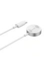 Hurtownia GSM - 4smarts VoltBeam Mini încărcător wireless pentru Apple Watch 1-8/SE cu cablu USB-C de 1m 2.5W alb - 4SMR25 - {ean13} - Hurt