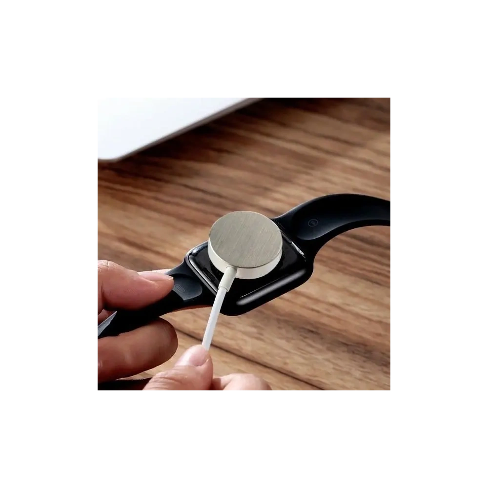 Hurtownia GSM - 4smarts VoltBeam Mini vezeték nélküli töltő Apple Watch 1-8/SE-hez 1m USB-C 2.5W kábellel, fehér - 4SMR25 - {ean13} - Hurt