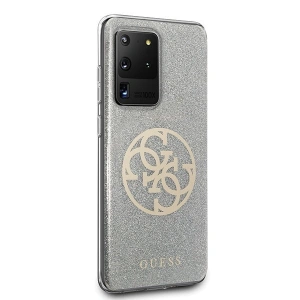 Wholesale Guess GUHCS69PCUGLLG S20 Ultra G988 light grey hard case Glitter 4G Circle Logo - GUE365GRY - {ean13} - Hurt