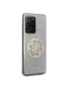 Hurtownia GSM - Etui Guess GUHCS69PCUGLLG Samsung Galaxy S20 Ultra jasnoszary/light grey hard case Glitter 4G Circle Logo - GUE365GRY - {ean13} - Hurt