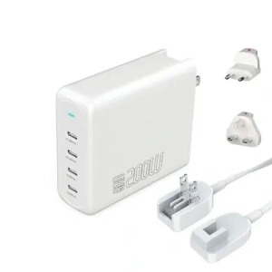 Hurtownia GSM - Nabíječka 4smarts 200W GaN Flex Pro 4xUSB-C bílá/white - 4SMR28 - {ean13} - Hurt