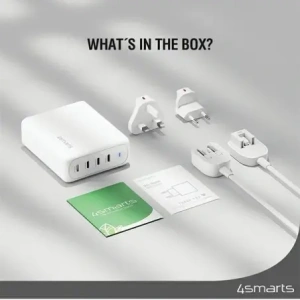 Hurtownia GSM - Nabíječka 4smarts 200W GaN Flex Pro 4xUSB-C bílá/white - 4SMR28 - {ean13} - Hurt