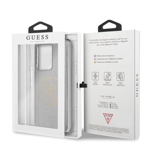 Wholesale Guess GUHCS69PCUGLLG S20 Ultra G988 light grey hard case Glitter 4G Circle Logo - GUE365GRY - {ean13} - Hurt
