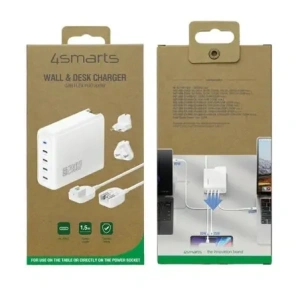Hurtownia GSM - Nabíječka 4smarts 200W GaN Flex Pro 4xUSB-C bílá/white - 4SMR28 - {ean13} - Hurt