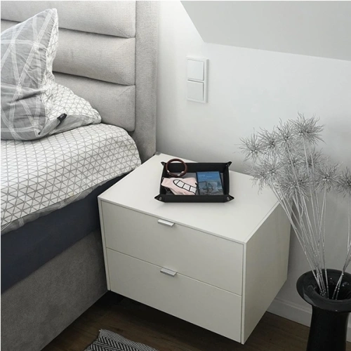 Organizer z ładowarką indukcyjną 4smarts 15W szaro kremowy/grey creme