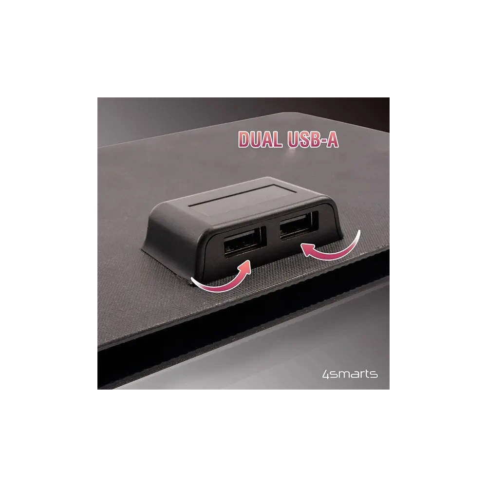 Hurtownia GSM - Panou solar 4smarts VoltSolar 20W 2xUSB-A Negru - 4SMR30 - {ean13} - Hurt