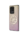Wholesale Guess GUHCS69PCUGLPGG S20 Ultra G988 gold pink hard case Glitter Gradient 4G Circle - GUE366RS - {ean13} - Hurt