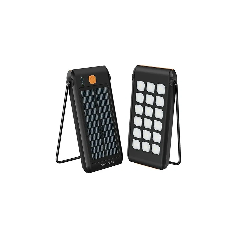 Hurtownia GSM - 4smarts TitanPack Flex 10000mAh powerbank solar negru/orange - 4SMR39 - {ean13} - Hurt