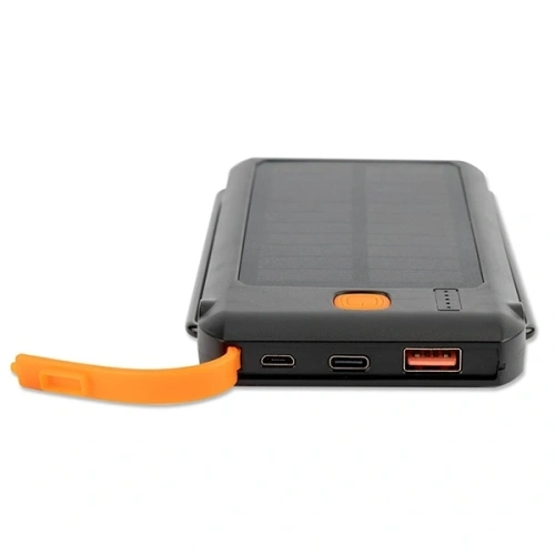 Powerbank solarny 4smarts TitanPack Flex 10000mAh black/orange