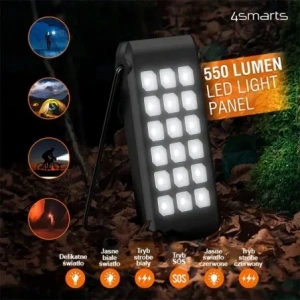 Hurtownia GSM - 4smarts TitanPack Flex 10000mAh Solar-Powerbank schwarz/orange - 4SMR39 - {ean13} - Hurt