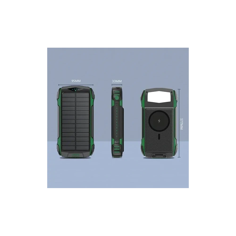 Hurtownia GSM - 4smarts TitanPack Rugged UltiMag 20000mAh baterie externă solară verde - 4SMR40 - {ean13} - Hurt