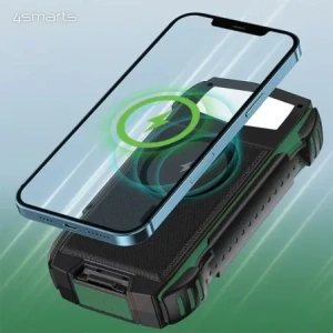 Hurtownia GSM - 4smarts TitanPack Rugged UltiMag 20000mAh Solar-Powerbank grün - 4SMR40 - {ean13} - Hurt