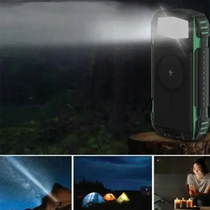 4smarts TitanPack Rugged UltiMag 20000mAh baterie externă solară verde
