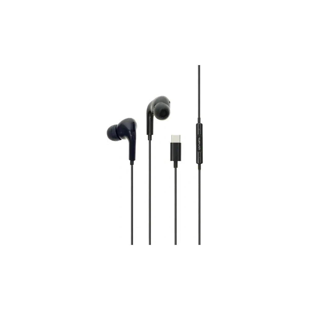 Hurtownia GSM - 4smarts Melody Digitális Alap USB-C fülhallgató D/A átalakítóval fekete színben - 4SMR44 - {ean13} - Hurt