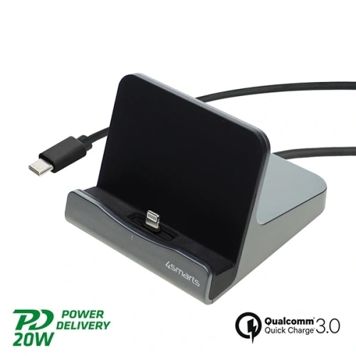 Stacja dokująca do tabletów 4smarts VoltDock Lightning 20W Gunmetal