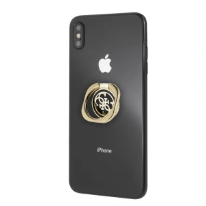 Hurtownia GSM - Uchwyt na palec Guess Ring stand GURSEQGBK złoto-czarny /gold & black 4G - GUE370GLDBLK - {ean13} - Hurt