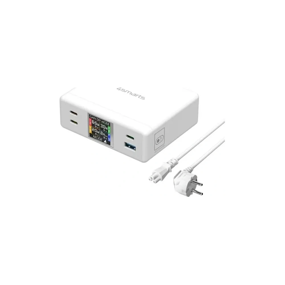 Hurtownia GSM - 4smarts 130W GaN DIY Mód Fehér Töltőállomás - 4SMR48 - {ean13} - Hurt