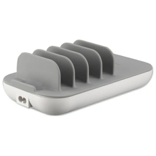 Stacja ładująca 4smarts Family Evo 63W PD z ładowaniem bezprzewodowym i zestawem kabli szaro-biały/grey-white