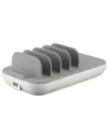 4smarts Family Evo 63W PD charging station with wireless charging and cable kit grey-white