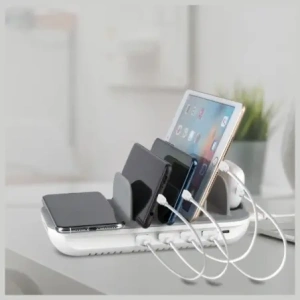 Hurtownia GSM - 4smarts Family Evo 63W PD Ladestation mit kabellosem Laden und Kabel-Set grau-weiß - 4SMR50 - {ean13} - Hurt