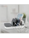 Wholesale 4smarts Family Evo 63W PD charging station with wireless charging and cable kit grey-white - 4SMR50 - {ean13} - Hurt