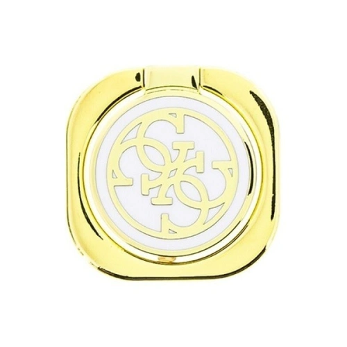 Uchwyt na palec Guess Ring stand GURSEQGWH złoto-biały /gold & white 4G