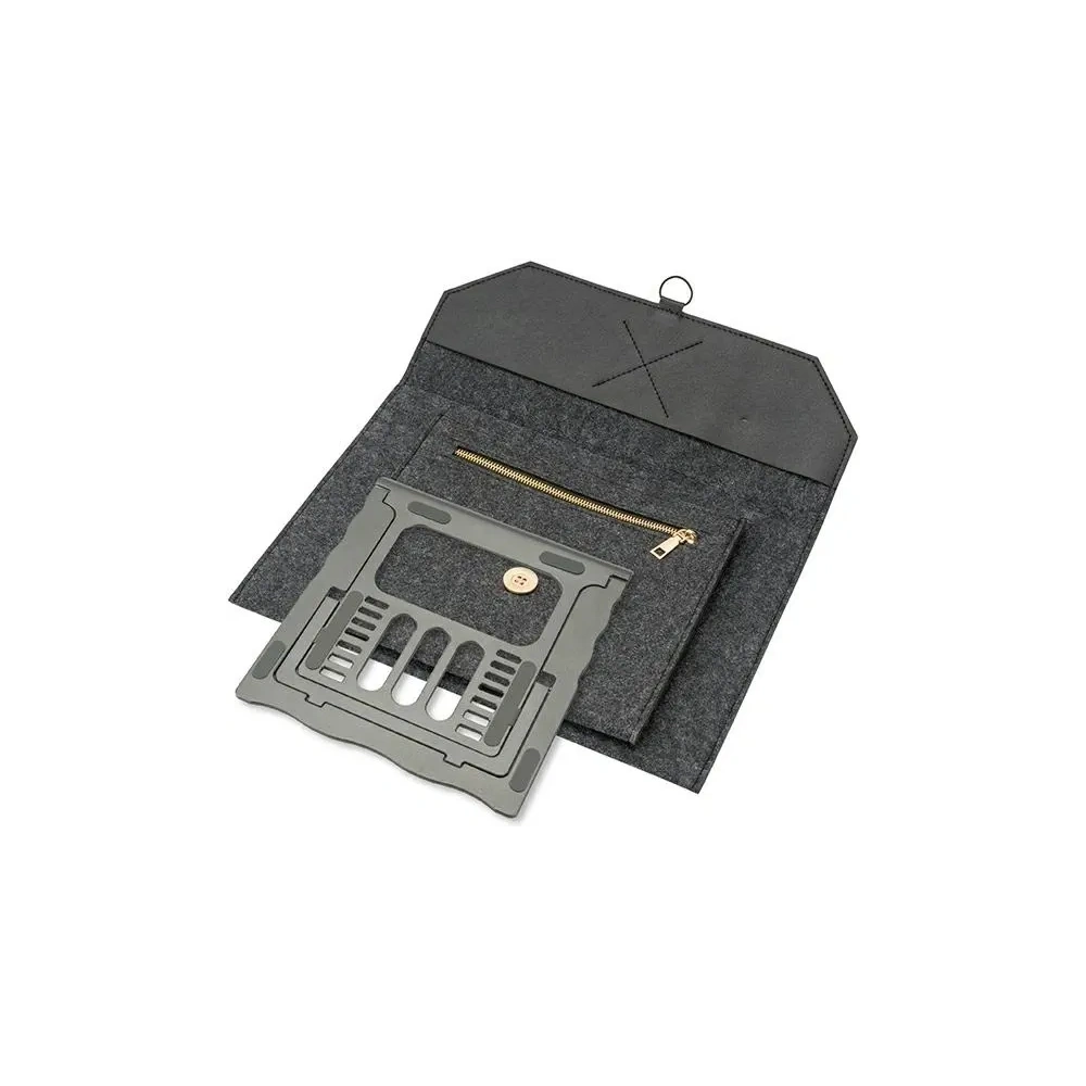 Hurtownia GSM - Geantă 4smarts cu funcție de suport pentru laptop / tabletă FoldStand ErgoFix 13’ gri/gun. - 4SMR54 - {ean13} - Hurt