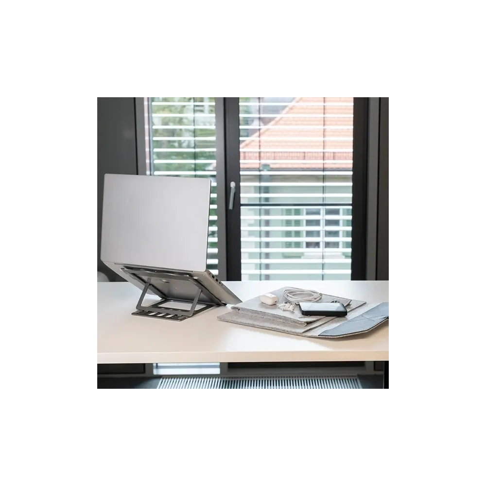 Wholesale 4smarts laptop / tablet stand bag FoldStand ErgoFix 13’ grey/silver - 4SMR55 - {ean13} - Hurt