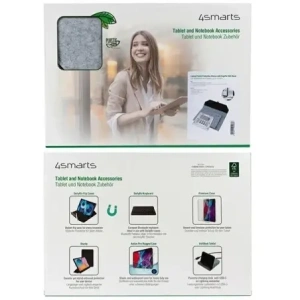 Hurtownia GSM - Taška s funkcí stojánku pro laptop / tablet 4smarts FoldStand ErgoFix 13" šedá/stříbrná - 4SMR55 - {ean13} - Hurt
