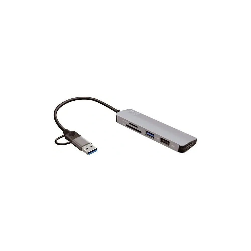 Hurtownia GSM - 4smarts Multiport Space Grey Univerzális HUB - 4SMR56 - {ean13} - Hurt