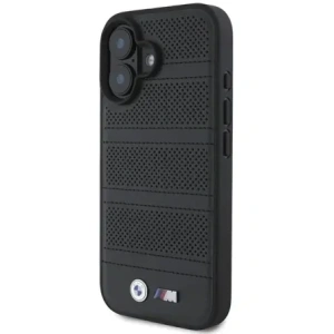 Hurtownia GSM - Etui BMW BMHMP16S23PUSPK Apple iPhone 16 hardcase M Perforated And Stitched Line MagSafe černý/black - BMW706 - {ean13} - Hurt