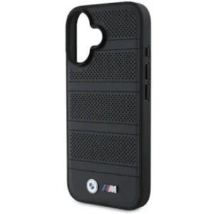 Hurtownia GSM - Etui BMW BMHMP16S23PUSPK Apple iPhone 16 hardcase M Perforated And Stitched Line MagSafe czarny/black - BMW706 - {ean13} - Hurt