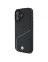 Wholesale BMW BMHMP16S23RDCLK Apple iPhone 16 hardcase Sign Leather Textured And Line MagSafe black - BMW707 - {ean13} - Hurt