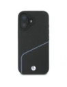 Wholesale BMW BMHMP16S23RDCLK Apple iPhone 16 hardcase Sign Leather Textured And Line MagSafe black - BMW707 - {ean13} - Hurt
